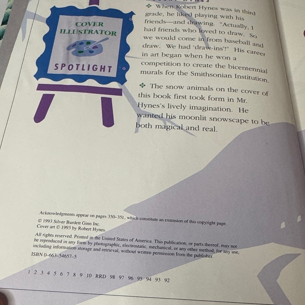 On the Horizon" Review Copy Educational Textbook 1993 Pre-Publication Edition - Picture 4 of 16